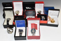 Twelve various gentleman's wristwatches including Poljot, Royal Air Force, Vostok, Mastertime, GT,