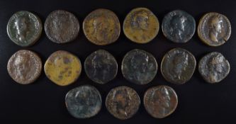 Roman Imperial coinage The Antonines AD138-193 Antoninus Pius fifteen bronze Sestertius, diameter