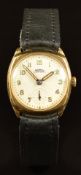 Rotary Super-Sports 9ct gold gentleman's wristwatch with inset subsidiary seconds dial, luminous