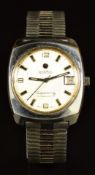 Roamer Superking gentleman's wristwatch ref. 521-2100.334 with date aperture, luminous hands, two-