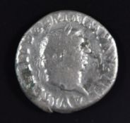 Roman Imperial coinage Julio-Claudian Dynasty 27BC-AD69 Vitellius (AD69) silver Denarius, obv A