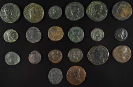 Roman Provincial coinage AD193-235 twenty bronze coins Severus Alexander and Septimus Severus,