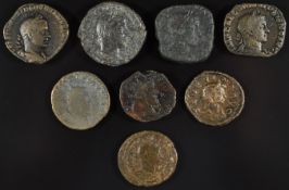 Roman Imperial coinage The Illyrian Emperors AD270-285 bronze coins  Severina AE as, together with