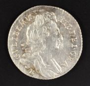 William III sixpence 1696 Bristol mint, Seaby 3521 (VF)