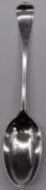 Georgian provincial bottom hallmarked silver table spoon, Exeter 1746, maker Richard Freeman of