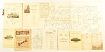 GWR centenary booklet, luncheon menu and table plan together with British Railways carriage &