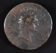 Roman Imperial coinage Flavian Dynasty AD69-96 Domitian bronze Sestertius IMP CAES DIVI VESP P