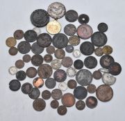 An interesting collection of largely English coinage, Charles II onwards, to include cartwheel