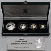 Royal Mint 1997 cased Britannia collection