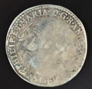 Philip and Mary hammered shilling 1554-58, Seaby 2498 (fair)