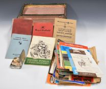 Circa 1950s Ariel and Royal Enfield handbooks, Lucas maintenance instructions, Motorcycle