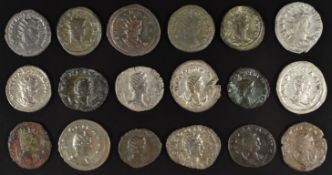 Roman Imperial coinage Military Anarchy AD235-270 Gallienus and Salonina wife of Gallienus