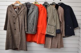 Six ladies Aquascutum coats, sizes 12-14
