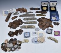 An amateur collection of UK and some overseas and Channel Island coinage, George III onwards,