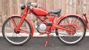 1952 Moto Guzzi Guzzino 65cc motorcycle, registration number 452 UYG, with V5C, together with