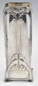 WMF silver plated Art Nouveau / Vienna Secessionist vase, H14cm
