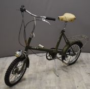 Raleigh RSW 16 bicycle with hub gears and dynamo driven lights