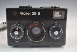Rollei 35 S compact camera with Sonnar 2.8 40mm lens, in original pouch