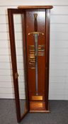 Claymore Sword by Wilkinson Sword 57/300, marked Gloucestershire Badminton Association, with 87cm