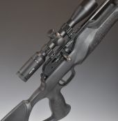 Walther Rotex RM8 .22 PCP air rifle with shaped composite grip and stock, adjustable trigger, 8-shot