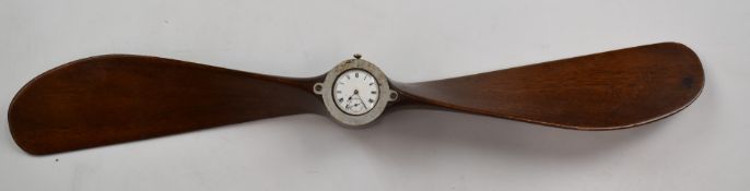 WW1 or later RAF wooden aircraft generator propeller marked T28142 RAF 500 watt 10 2 and 23652,