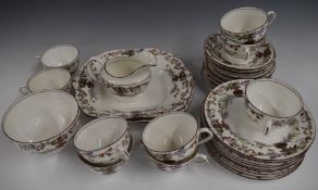 Approximately thirty three pieces of early 20thC Aynsley teaware