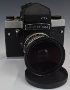 Kiev 60 medium format SLR camera with TTL prism viewfinder and Carl Zeiss Flektogon 4/50 lens