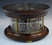 Geoffrey H Bell brass orrery to the James Ferguson 1747 design, diameter 26cm, with etched glass