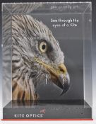 Kite Optics 'See through the eyes of a kite', shop display or advertising scope stand, 57x44x25cm.