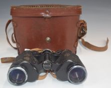 Carl Zeiss Jena Jenoptem 8x30W binoculars in leather case