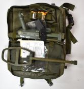 British Army Vallon mine detector, with carry case and instructions