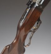 Savage Model 99F 308 Win lever-action rifle with chequered semi-pistol grip and forend, adjustable