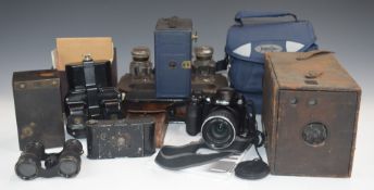 View-Master 3D together with New Zealand, Australia, Canada and other slides, Kodak box camera,