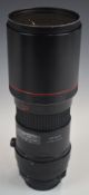 Tokina AT-X AF400 400mm 1:5.6 SLA camera lens with Nikon mount
