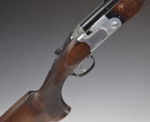 Beretta S682 Trap 12 bore over and under ejector shotgun with named and line engraved lock,