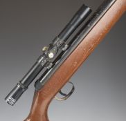 Original Model 24 D .177 air rifle with semi-pistol grip, raised cheek piece and Original Model 9
