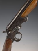 El Faisan Spanish .410 single barrelled folding poacher's shotgun with chequered semi-pistol grip,