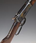 Rossi Winchester style .44 Magnum repeating underlever-action carbine rifle with adjustable