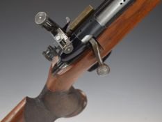 Wichita Sandhurst 7.62mm bolt-action target rifle with textured semi-pistol grip and forend,