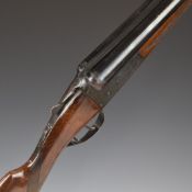Zabala A-LP71 12 bore side by side shotgun with engraved locks, underside, trigger guard, top plate,
