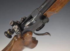BSA Martini International Mk2 .22 underlever-action target rifle with semi-pistol grip, raised cheek
