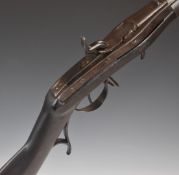 Simeon North Halls patent 1819 model breech loading flintlock converted to percussion rifle with top