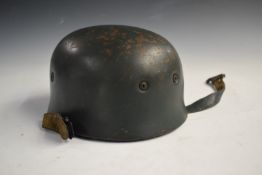 Reproduction WW2 German Paratrooper helmet with liner and chin strap