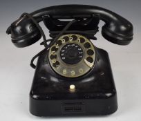 W48 vintage German Bakelite telephone