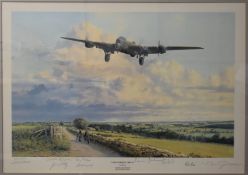 Robert Taylor signed limited edition (771/1250) print 'Early Morning Arrival', signed by crew