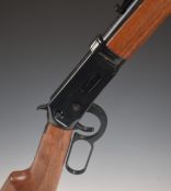Walther Winchester style lever-action .177 Co2 air rifle with adjustable sights and belt loop,