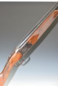 Laurona 12 bore over and under shotgun with engraved lock, trigger guard, underside, top plate and