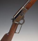Marlin Model 94 Winchester style .44 repeating underlever-action carbine rifle with adjustable