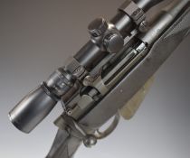 Lee-Enfield No4 MkI .303 bolt-action rifle with composite stock, chequered semi-pistol grip and