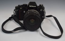 Nikon F3 35mm SLR camera with 28-85mm 1:3.5-4.5 lens